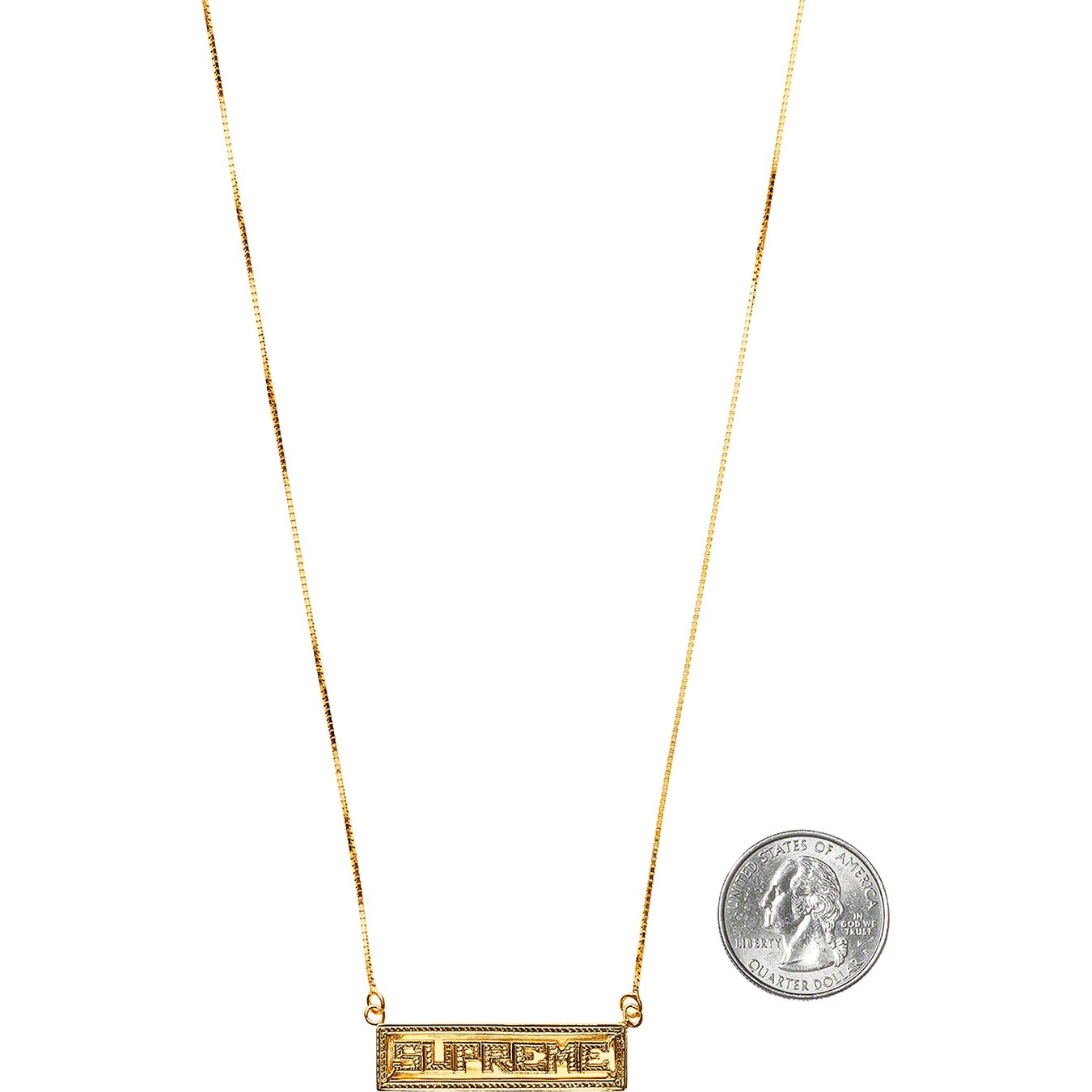 Name Plate 14K Gold Pendant view 2
